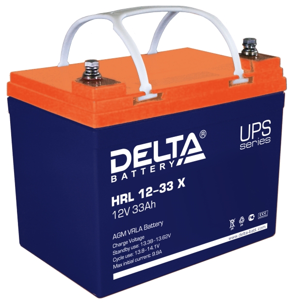 Аккумулятор Delta HRL 12-33 X 12В/33Ач